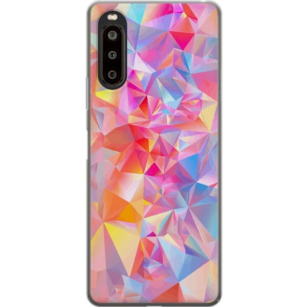 Sony Xperia 10 II Läpinäkyvä kuori Kimallus