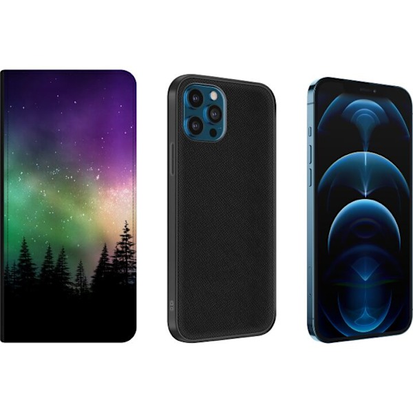 Apple iPhone 12 Pro Tegnebogsetui Nordlys