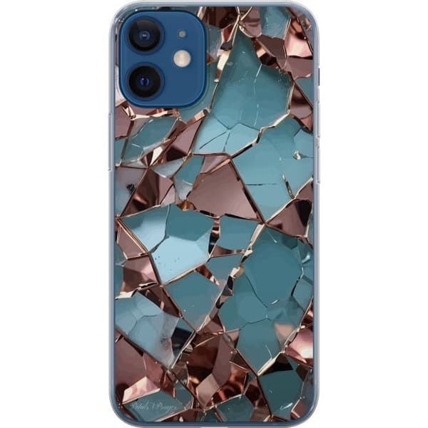 Kompatibelt Mobilskal till Apple iPhone 12 mini Marble Elegance