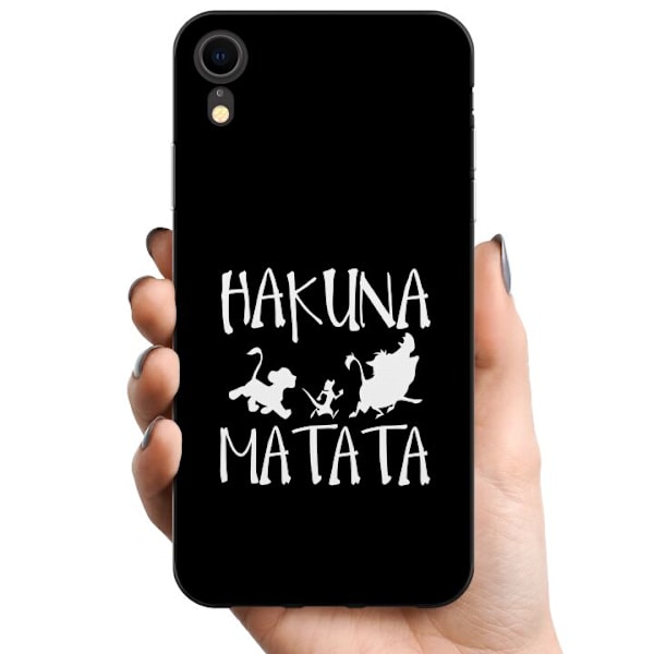 Apple iPhone XR TPU Matkapuhelimen kuori Hakuna Matata