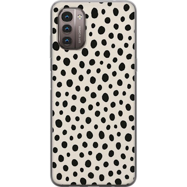 Nokia G21 Läpinäkyvä kuori Dot Dance