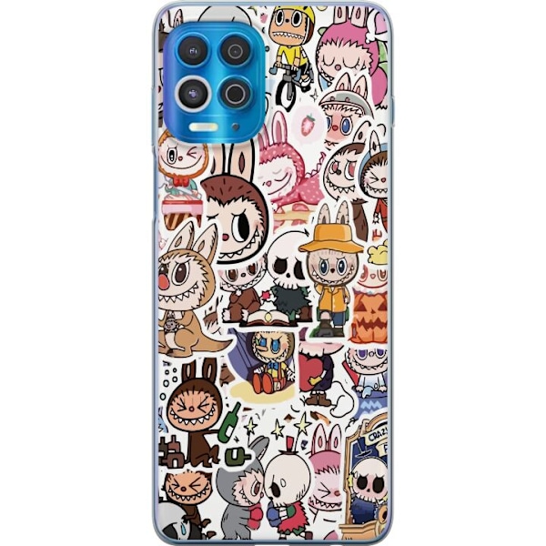 Motorola Edge S Läpinäkyvä kuori Labubu All-Stars – POP MART Erikoispainos
