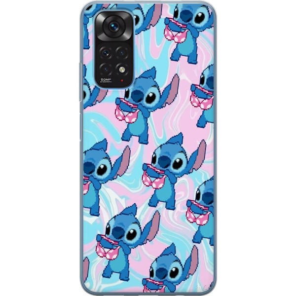 Xiaomi Redmi Note 11S Läpinäkyvä kuori Stitch Retro