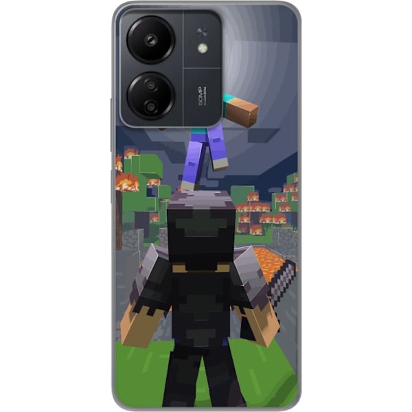 Xiaomi Redmi 13C Gennemsigtig cover Minecraft