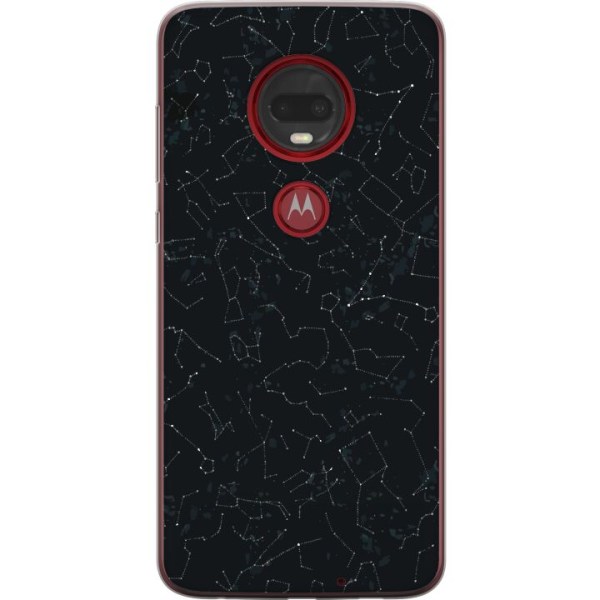 Motorola Moto G7 Plus Gennemsigtig cover Stjerneklar himmel