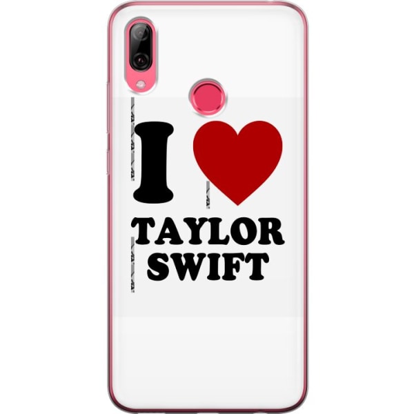 Huawei Y7 (2019) Genomskinligt Skal Taylor Swift