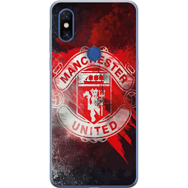 Xiaomi Mi Mix 3 Gennemsigtig cover Manchester United F.C.