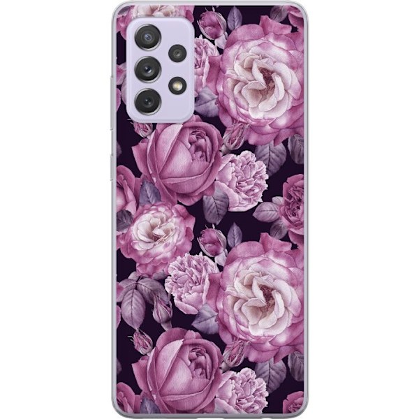 Samsung Galaxy A52s 5G Genomskinligt Skal Blommor