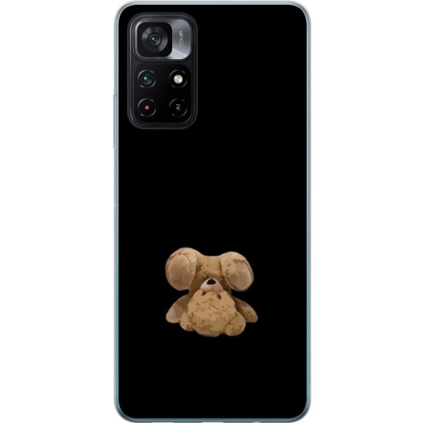 Xiaomi Poco M4 Pro 5G Gennemsigtig cover Op og ned bjørn