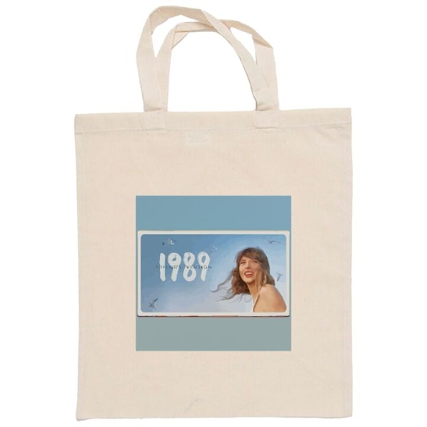 Tøyveske | Holdbar Handleveske i Tøy Taylor Swift - 1989 Beige one size