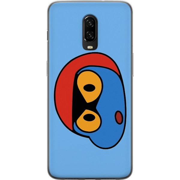 OnePlus 6T Genomskinligt Skal Bold Bot Head