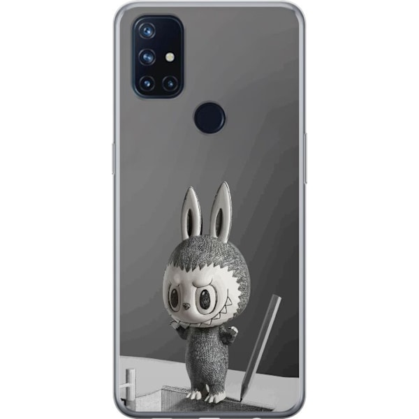 OnePlus Nord N10 5G Läpinäkyvä kuori Pop Mart MEGA LABUBU LABUBU Sketch 1000%