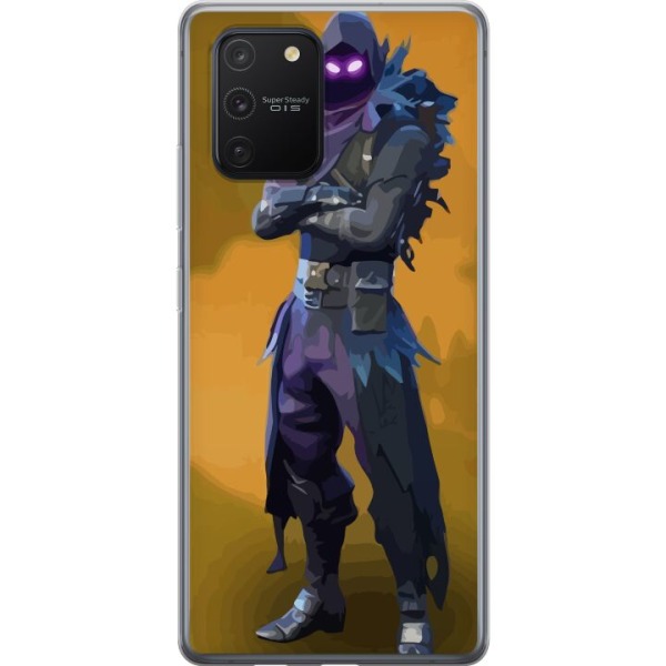 Samsung Galaxy S10 Lite Läpinäkyvä kuori Fortnite - Raven