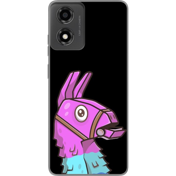 Motorola Moto E14 Gennemsigtig cover Fortnite