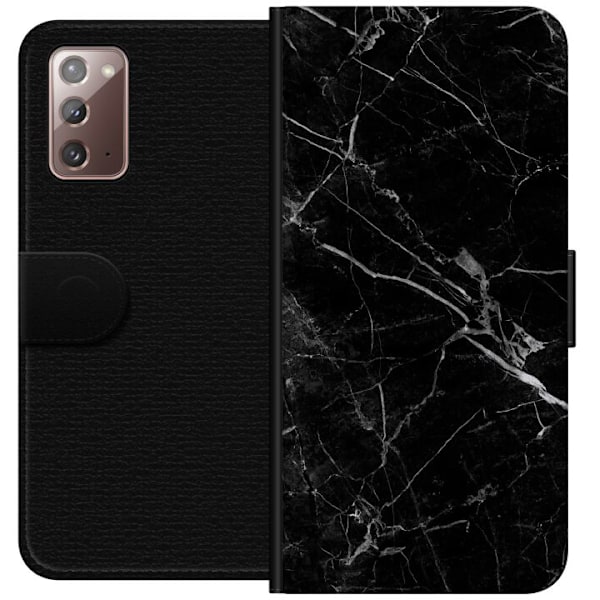 Samsung Galaxy Note20 Tegnebogsetui Marmor