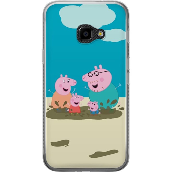 Samsung Galaxy Xcover 4 Gennemsigtig cover Greta Gris Familie