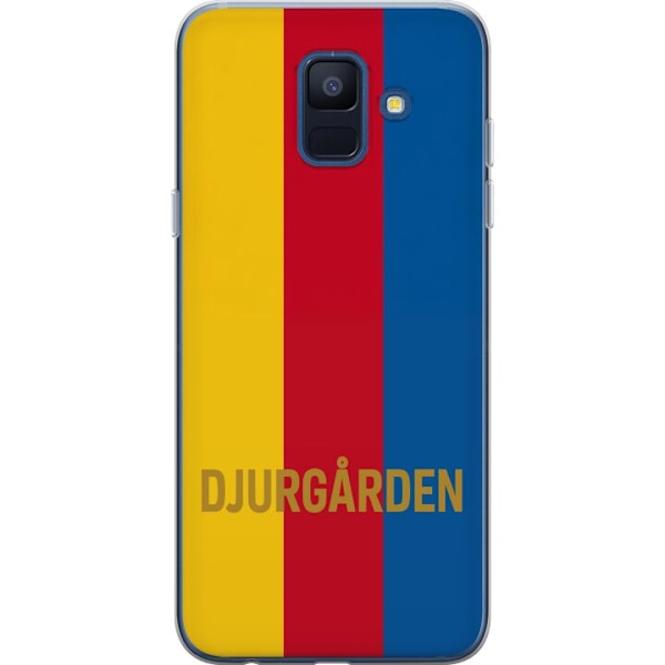 Samsung Galaxy A6 (2018) Genomskinligt Skal Djurgården – fo