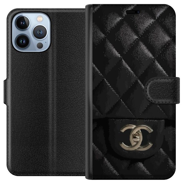 Apple iPhone 13 Pro Max Tegnebogsetui Chanel Sort