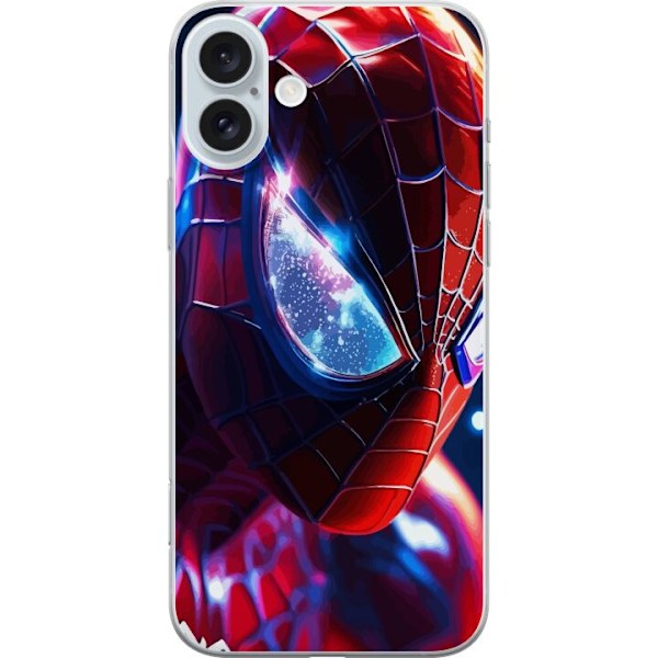 Apple iPhone 16 Plus Läpinäkyvä kuori Spiderman