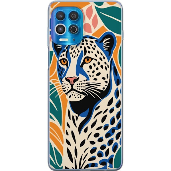 Motorola Edge S Gjennomsiktig deksel Majestetisk Leopard