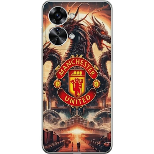 OnePlus Nord 2T Gennemsigtig cover Manchester United