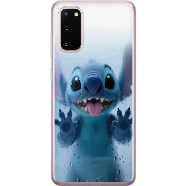 Samsung Galaxy S20 Genomskinligt Skal Stitch Window View – Stitch vid ett fönster i söt stil