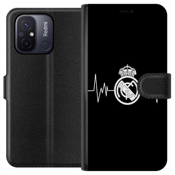 Xiaomi Redmi 12C Lompakkokotelo Real Madrid CF