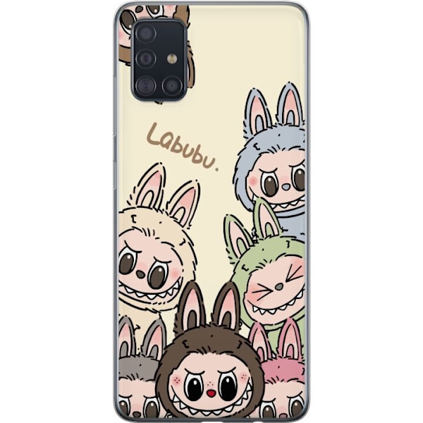 Samsung Galaxy A51 Gennemsigtig cover Labubu Pastel Collection