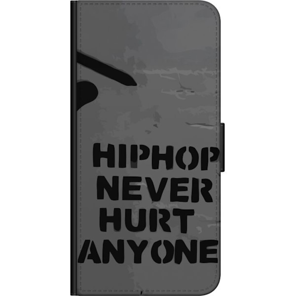 Xiaomi Redmi Note 9 4G Lompakkokotelo Hip Hop Ei Koskaan Satuta Ketään Lainaus Streetwear Musiikki Elämäntapa Graafinen Teksti Motiivi Suosittu Ku