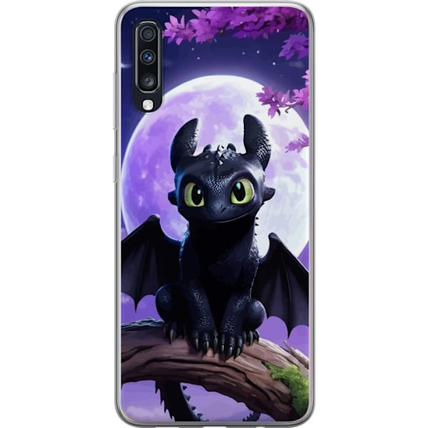 Samsung Galaxy A70 Gennemsigtig cover Dragetræneren