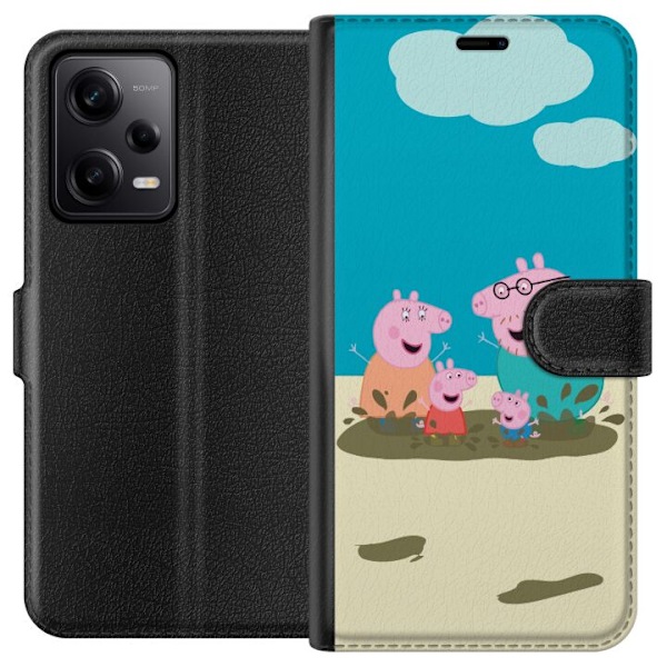 Xiaomi Redmi Note 12 Pro Lompakkokotelo Greta Possu Perhe Jori