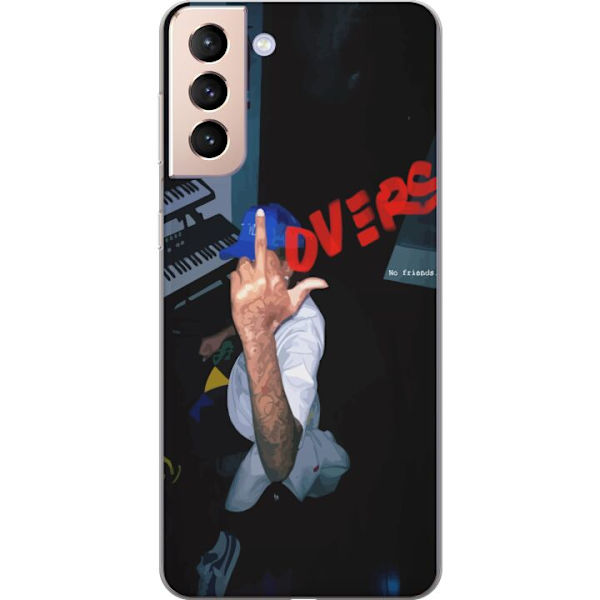 Samsung Galaxy S21 Genomskinligt Skal Lovers Mystical Romance Kärlek Mystik Design Romantiskt Motiv Populärt Grafiskt Mönster Fashion Stil