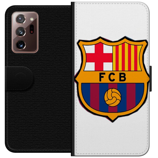 Samsung Galaxy Note20 Ultra Lompakkokotelo FC Barcelona Emblem Jalkapallo Katalonia Sininen Punainen Seuran Logo Ylpeys La Liga Fanit Ikoninen Kuva