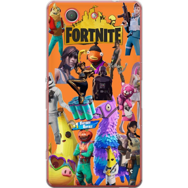 Sony Xperia Z3 Compact Läpinäkyvä kuori Fortnite