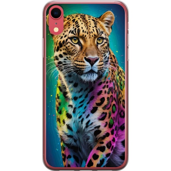 Apple iPhone XR Gjennomsiktig deksel Leopard