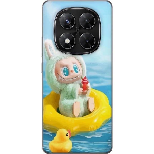 Xiaomi Redmi Note 14 Pro Läpinäkyvä kuori Labubu Stripe Attack - Raidat kohtaavat hirviöt