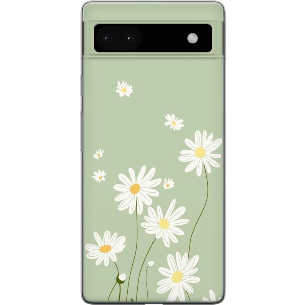 Google Pixel 6a Läpinäkyvä kuori Papukaijanpaparit - kukall