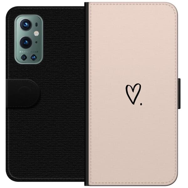 Kompatibelt Plånboksfodral till OnePlus 9 Pro Hjärta