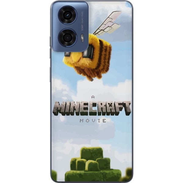 Motorola Moto G24 Gennemsigtig cover A Minecraft Movie