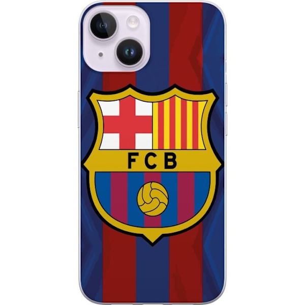 Apple iPhone 15 Plus Gennemsigtig cover FCB Barcelona