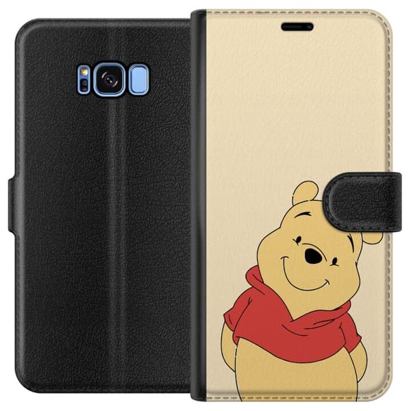 Kompatibelt Plånboksfodral till Samsung Galaxy S8 Nalle Puh