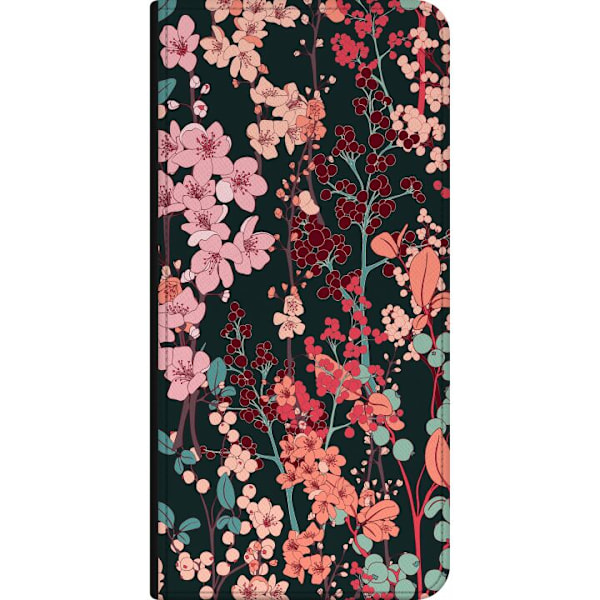 Apple iPhone 12  Tegnebogsetui Blomster