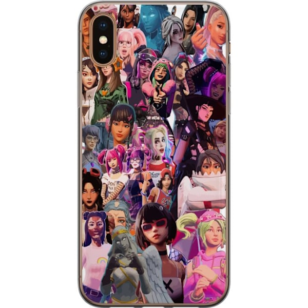 Apple iPhone XS Max Gennemsigtig cover Harley Quinn