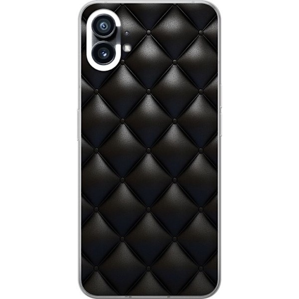 Nothing Phone (1) Cover / Mobilcover - Læder Sort