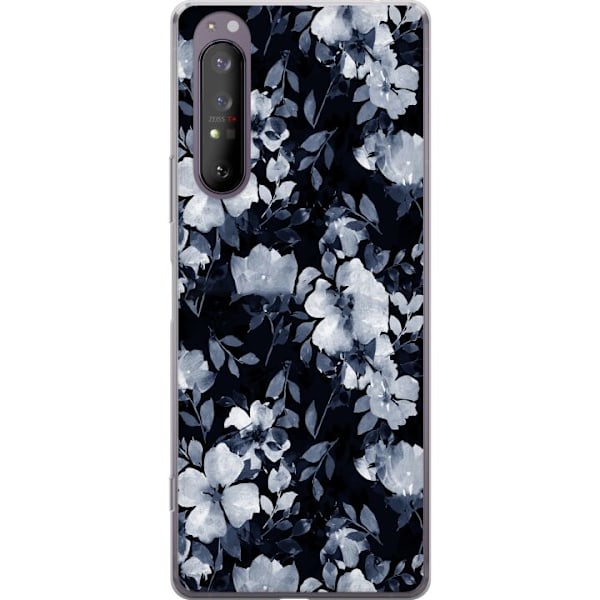 Sony Xperia 1 II Gjennomsiktig deksel Blomster