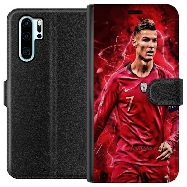 Huawei P30 Pro Tegnebogsetui Ronaldo Færdigheder - CR7 Design for Ægte Fans