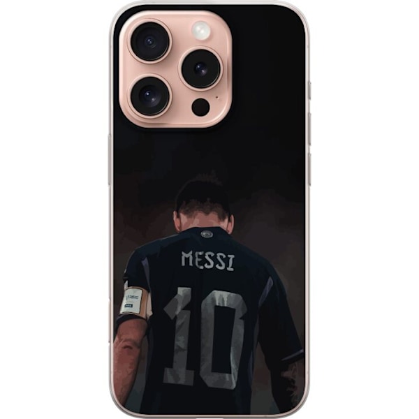 Apple iPhone 16 Pro Läpinäkyvä kuori Messi