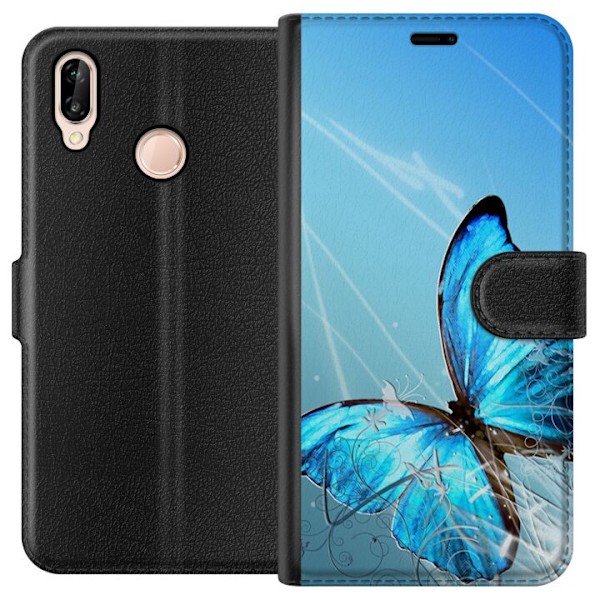Huawei P20 lite Lompakkokotelo Perhonen