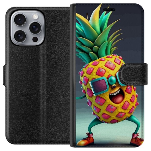 Apple iPhone 16 Pro Max Tegnebogsetui Ananas