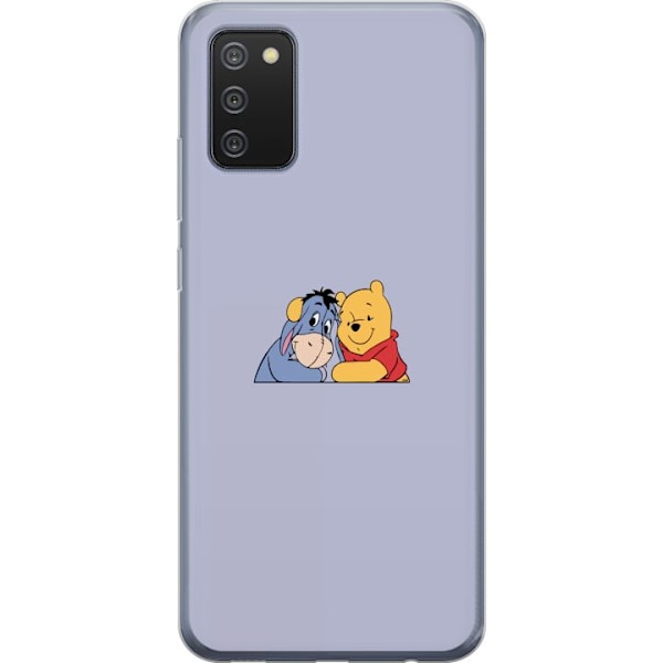 Samsung Galaxy A02s Gennemsigtig cover Nalle Puh og Æsel